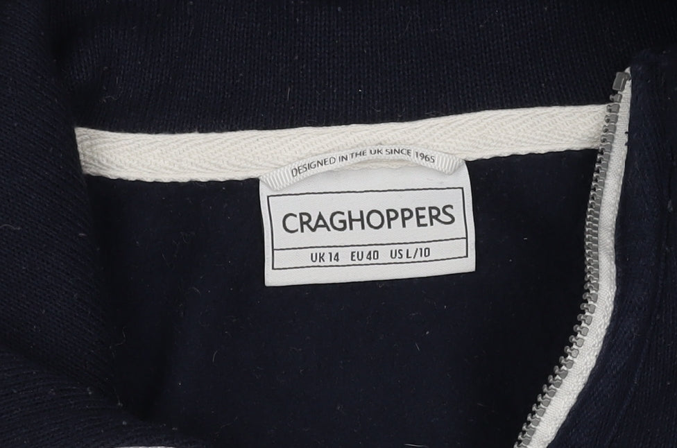 Unisex Adults UK Size 14 Craghoppers Black Pullover Sweatshirt