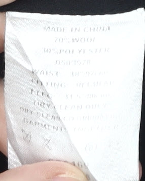 Howick Men's Blue Dress Pants 38R Regular Wool Blend