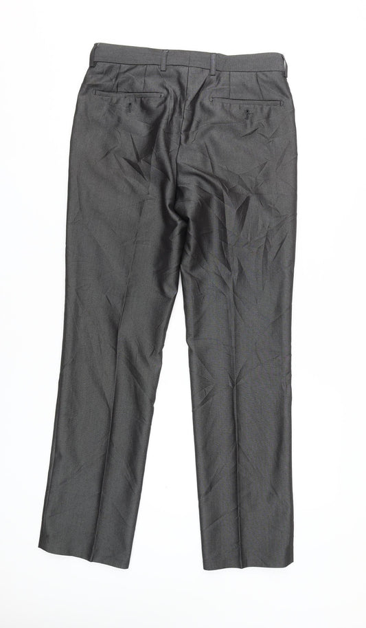 Next Men's Black Dress Pants 30R Formal Trousers