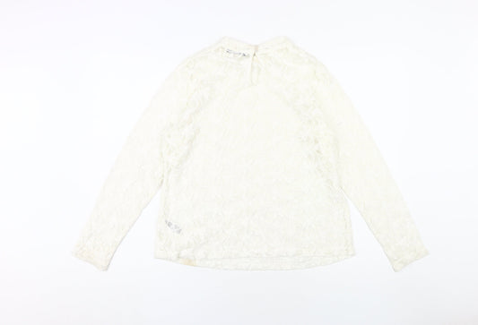Womens UK Size 16 Marks and Spencer Ivory Blouse