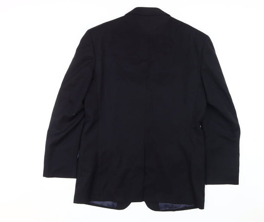 Mens UK Size 40 Burton Regular Blue Suit Jacket