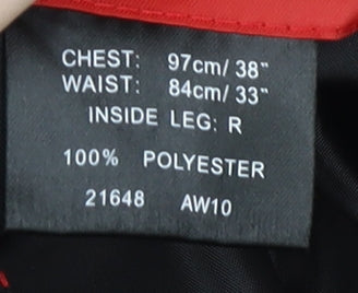 1860 Menswear Black Tuxedo Blazer Men's Size 38 Formal