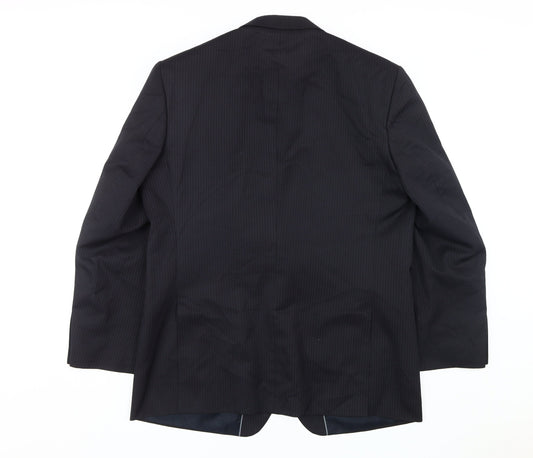 Mens UK Size 44 Burton Regular Black Suit Jacket