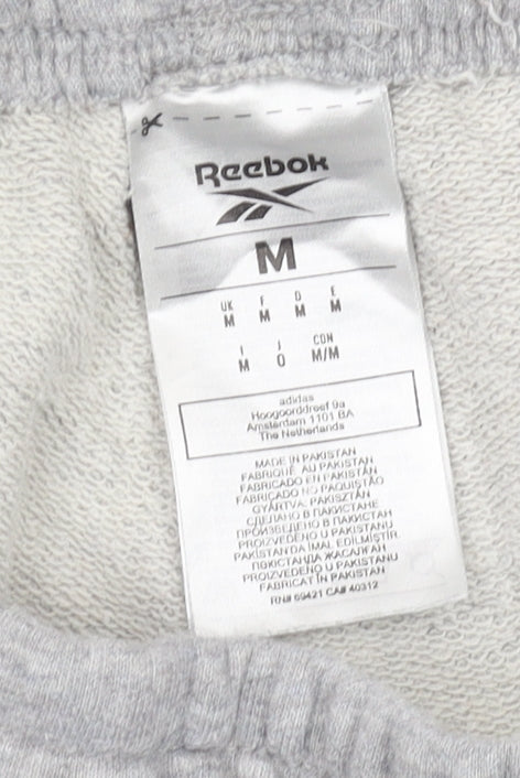 Reebok Men's Grey Sweatpants M - Casual Sports Trousers