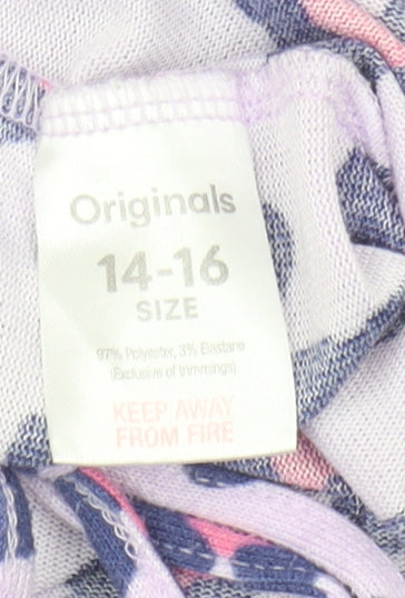 Womens UK Size 14 Originals Multicoloured T-Shirt