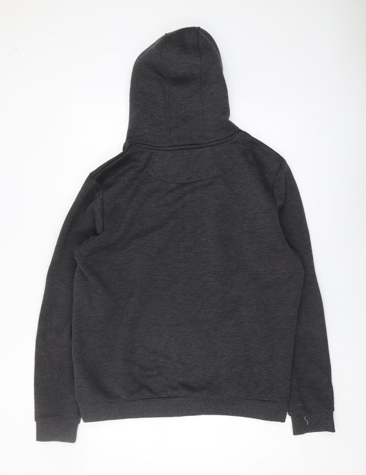 Mens UK Size XL Brave Soul Black Pullover Hoodie
