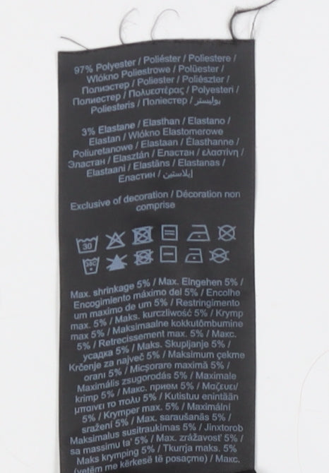 Noisy May Women's Black Dress M Long Sleeve Pullover