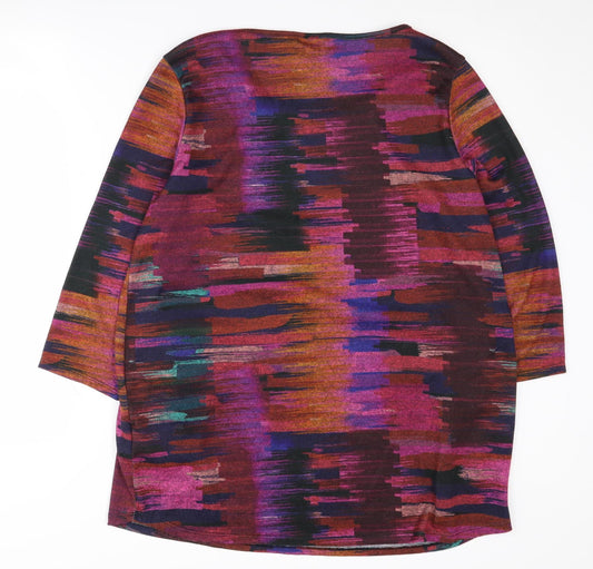Womens UK Size 14 Roman Multicoloured Tunic Jumper