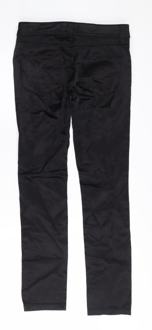 Miss Selfridge Women's Black Straight Jeans Size 10