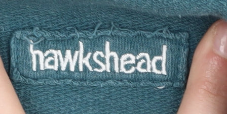 Hawkshead Women's Green V-Neck Long Sleeve Top Size 14