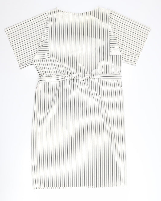 Miss Selfridge Women's Striped Kimono Sleeve Dress