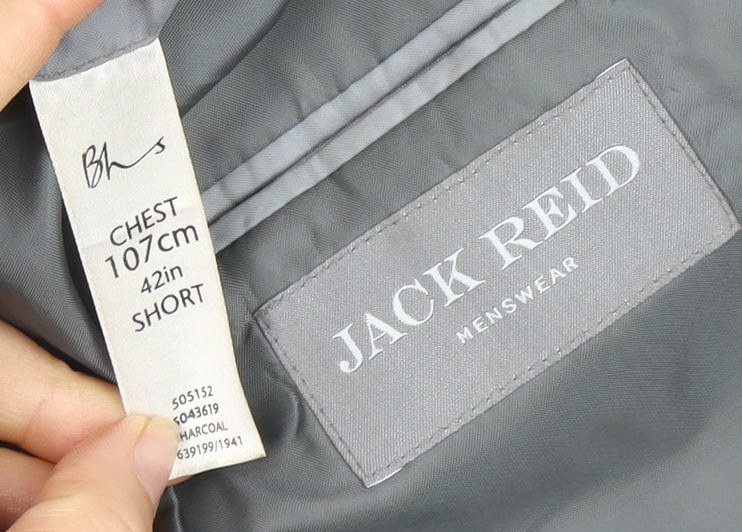 Mens UK Size 42 Jack Reid Regular Grey Suit Jacket
