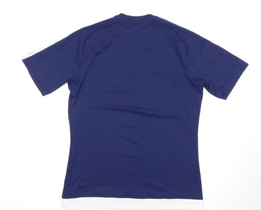 Adidas Men's Blue Gym T-Shirt Size S Athletic Fit