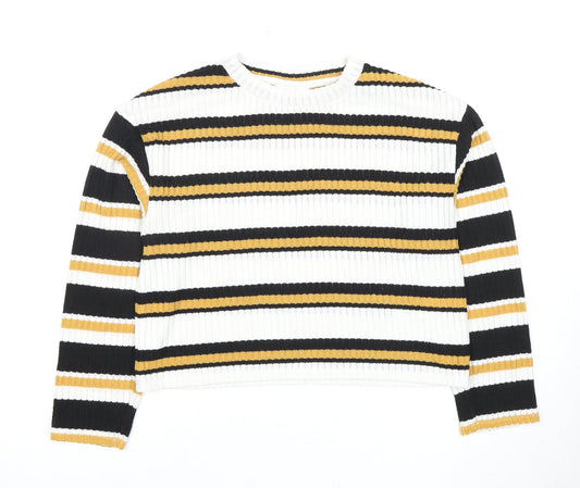 Womens UK Size 8 Topshop Multicoloured Pullover Jumper