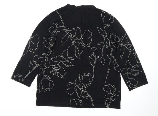 Womens UK Size 14 NEXT Black Blouse