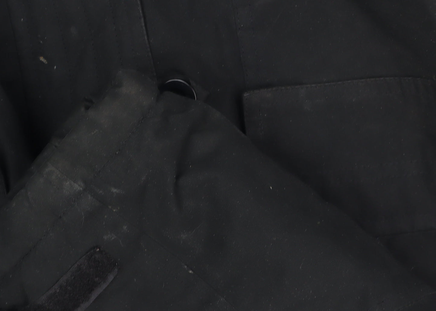 Aldon Men's Black L Jacket, Stand-Up Collar, Regular Fit