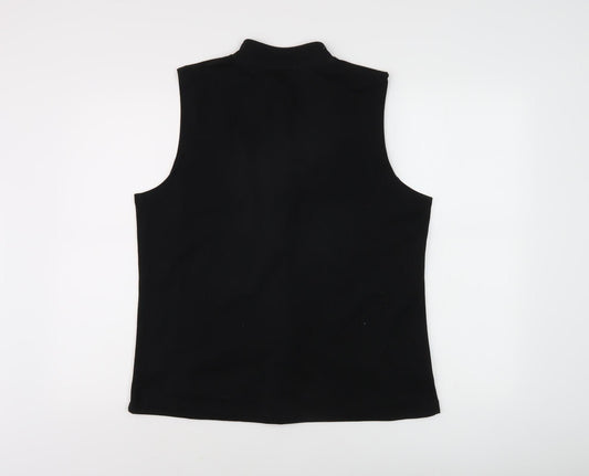 Womens UK Size 14 TIGI Black Basic Jacket