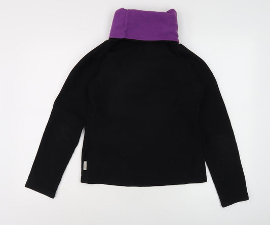 Womens UK Size S Quechua Black Pullover Jumper