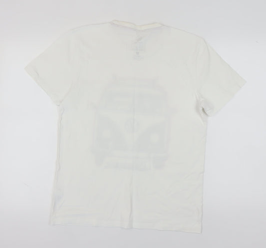 Next Men's White Volkswagen Graphic T-Shirt - Medium
