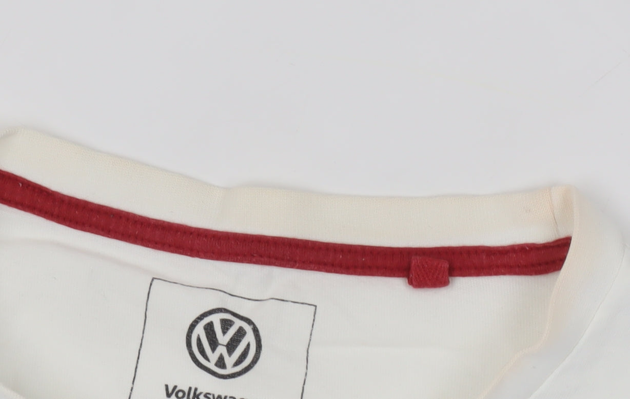Next Men's White Volkswagen Graphic T-Shirt - Medium