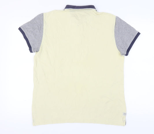 Next Men's Multicoloured Polo Shirt L Short Sleeve