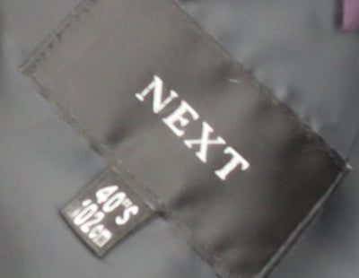 Mens UK Size 40 NEXT Regular Black Suit Jacket