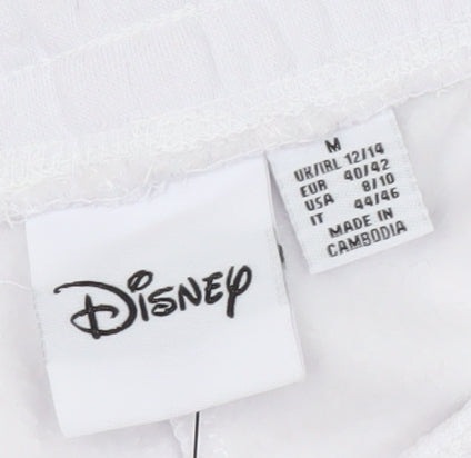 Disney Women's White Jogger Trousers M New