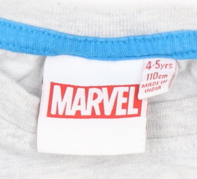 Marvel Boys Grey Avengers Long Sleeve T-Shirt 4-5 Years