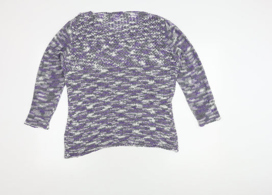 Womens UK Size L Just Elegance Multicoloured Pullover Jumper