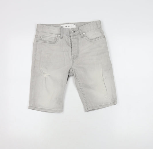 Mens UK Size 28 Topman Slim Fit Shorts Shorts