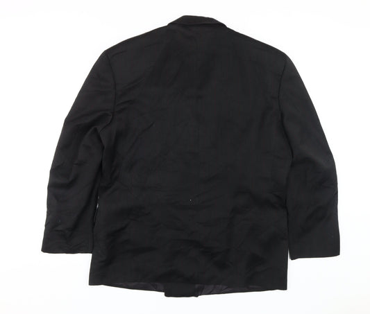 Mens UK Size 42 Burton Regular Black Suit Jacket