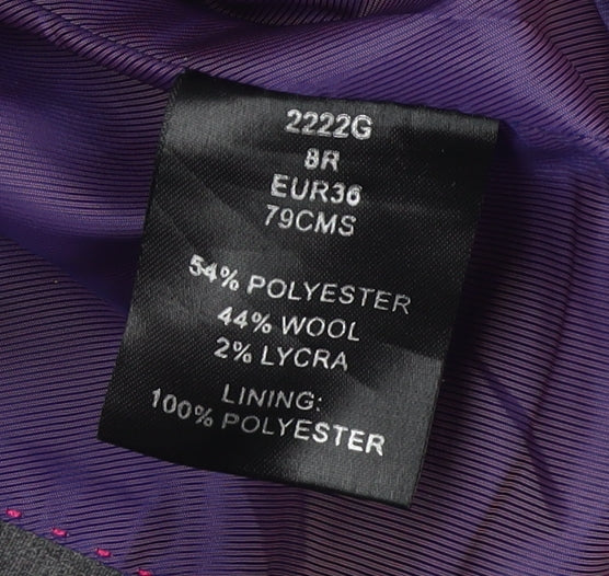 Brook Taverner Women's Grey Blazer, Size 8, Business Jacket