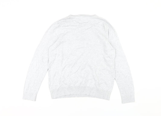 Womens UK Size 14 Maine Grey Pullover Jumper
