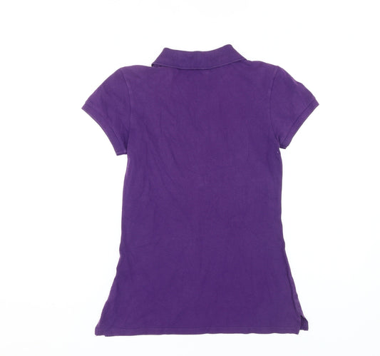 Womens UK Size M Gap Purple Polo