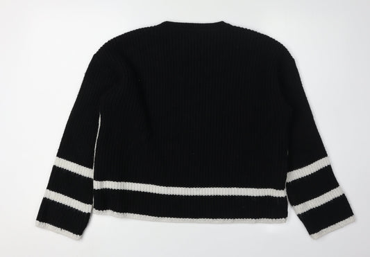 Womens UK Size S Marks and Spencer Black Jumper Jumper