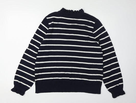 Womens UK Size 16 M&Co Blue Pullover Jumper
