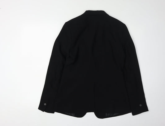 H&M Women’s Black Blazer, Size 10, Lined, Business