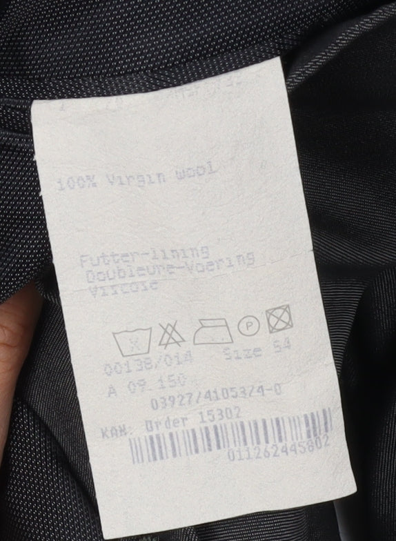 Mens UK Size 44 Cerruti Regular Grey Suit Jacket