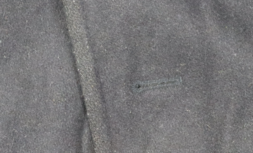 Mens UK Size XL Stone River Tradition Black Overcoat