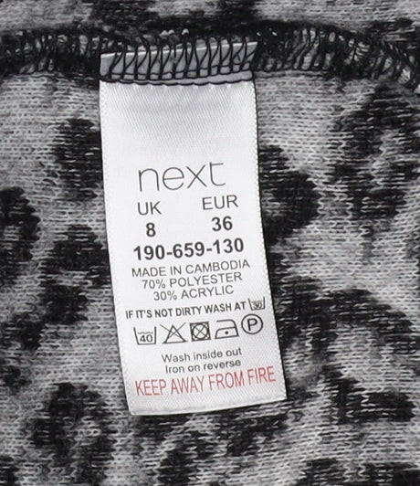 Womens UK Size 8 NEXT Grey Jumper