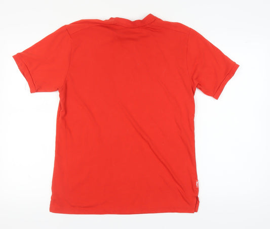 Slazenger Men's Red Crew Neck T-Shirt Size L