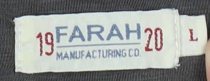 Mens UK Size L Farah Grey T-Shirt