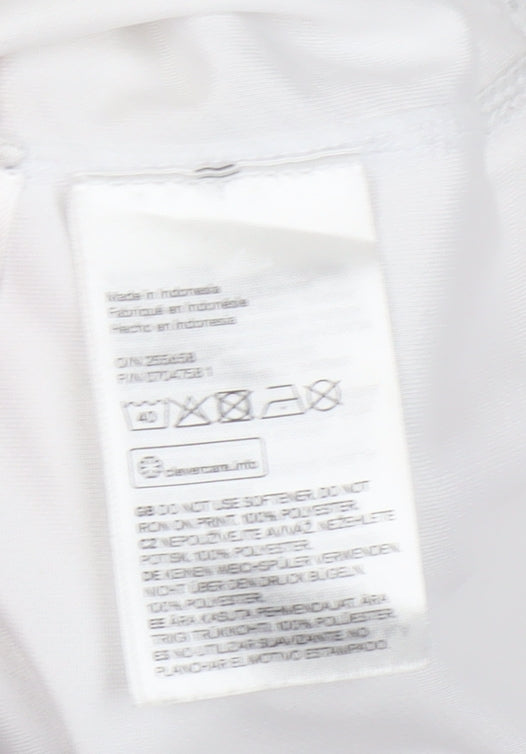 H&M Boys White Football Jersey, 4-5 Years, Short Sleeve