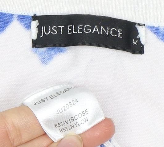 Womens UK Size M Just Elegance Multicoloured Button-Up