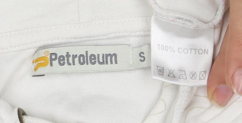 Petrol Industries Men's Ivory S Pullover Hoodie
