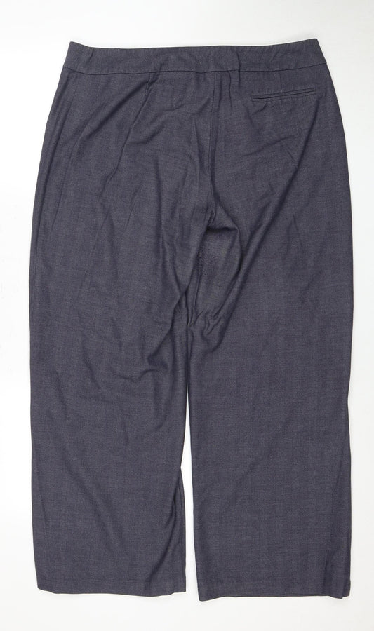 Next Men's Grey Trousers Size 18 Viscose Blend