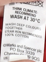 Marks and Spencer Men’s Red Crew Neck T-Shirt - Medium