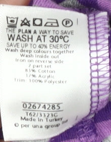 Womens UK Size M Per Una Purple T-Shirt