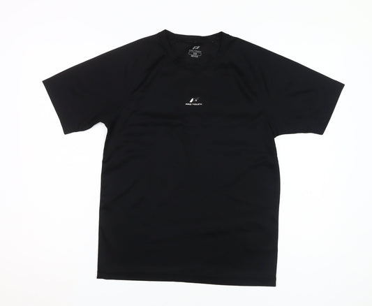 Mens UK Size XS PRO TOUCH Black Running & Jogging T-Shirt