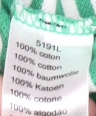 Lacoste Men's Green Striped Polo Shirt